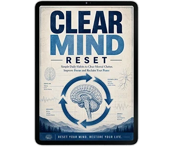 Clear Mind Reset bonus guide cover, included with the 3-bottle and 6-bottle Neuro Serge packages